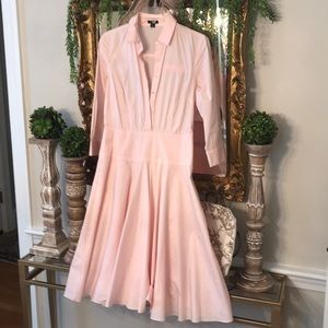 Ann Taylor Fit and flare shirt dress